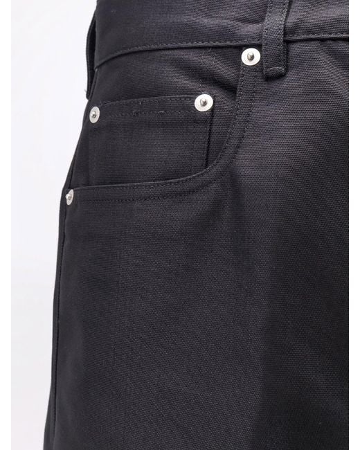 Rick Owens Blue Geth Recycled Material Trousers for men