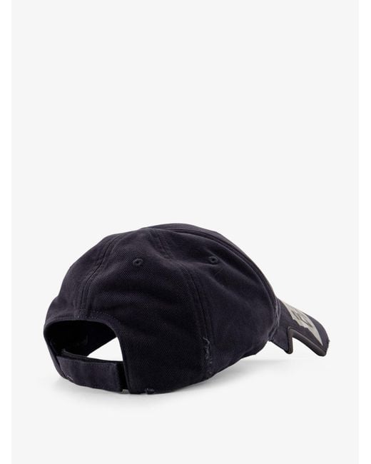 Balenciaga Blue Hats Cotone for men
