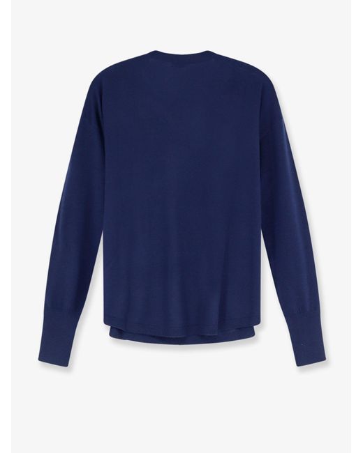 Aspesi Blue Virgin Wool Sweater