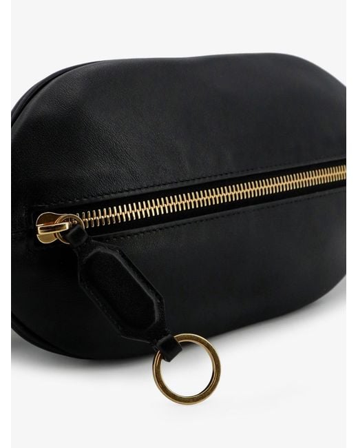 Balenciaga Black Bowling Bolero Leather Handbag