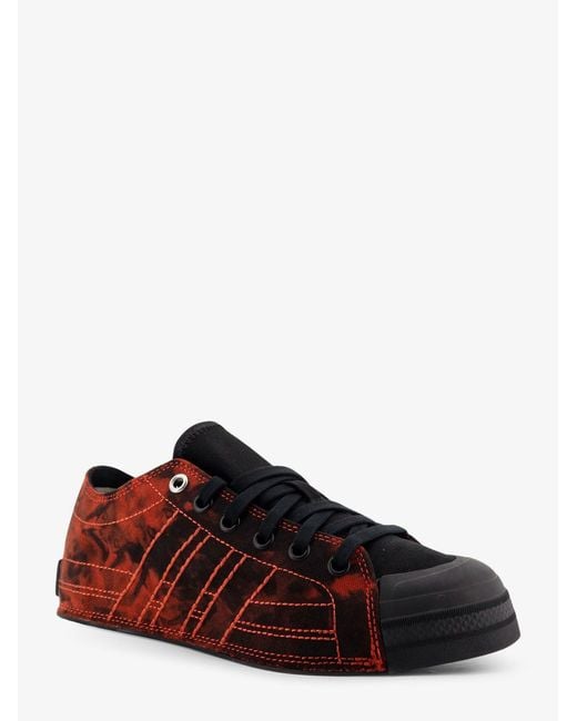 Y-3 Red Y-3 Nizza Lo Canvas Sneakers