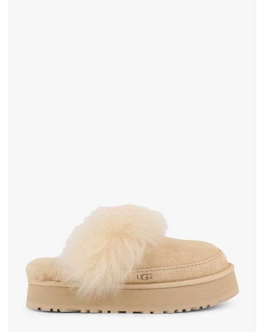 Ugg Natural Disquette Chalet Suede Sabot