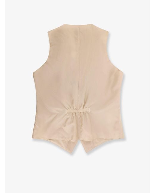 Tagliatore Natural Virgin Wool Vest