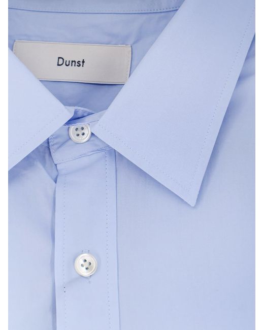 DUNST Blue Cotton Shirt for men