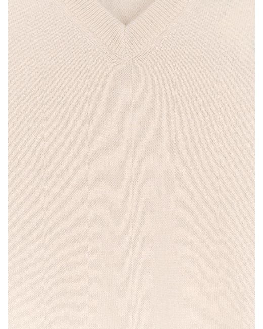 Brunello Cucinelli Natural Cashmere Sweater for men