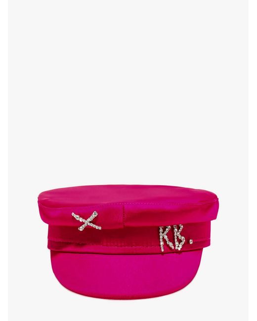 pink baker boy hat