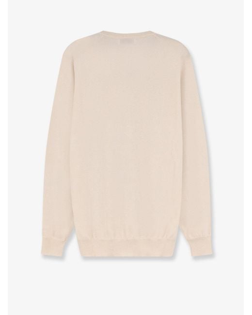 Brunello Cucinelli Natural Cashmere Sweater for men