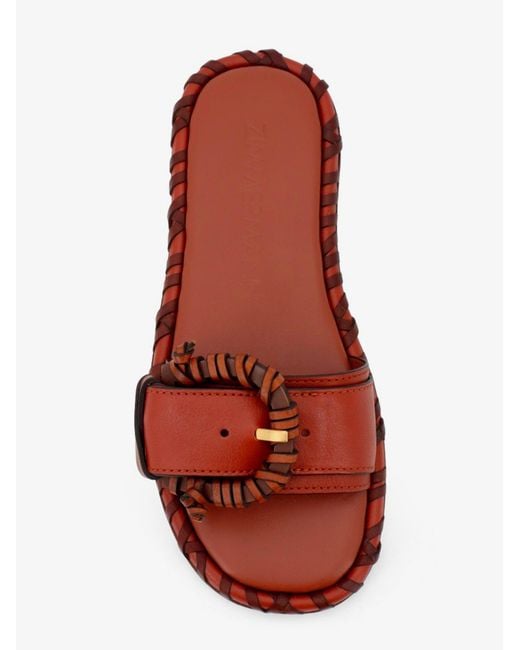 Zimmermann Brown Sandals Alchemy Leather