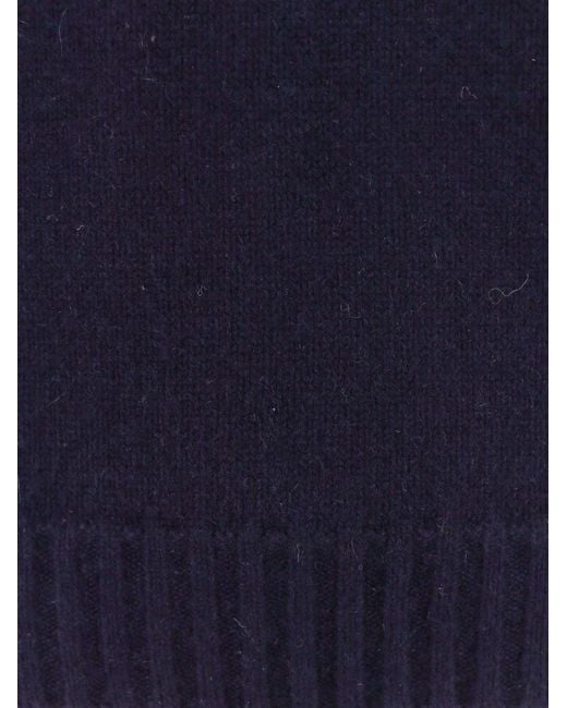 Alpha Studio Blue Cashmere Sweater for men
