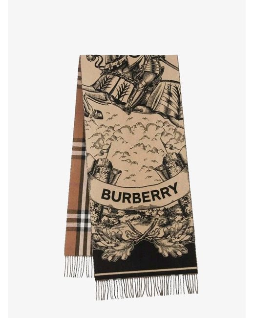 Burberry Multicolor Gallant Knight Cashmere Scarf