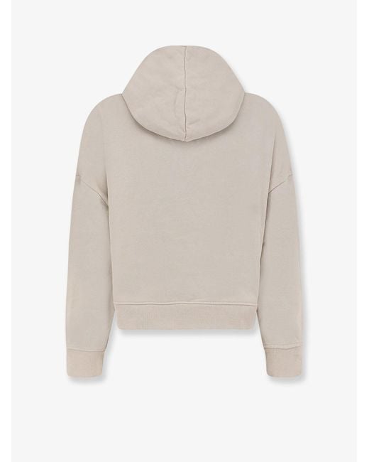 Entire studios White Eternal Zip Cotton Sweatshirt