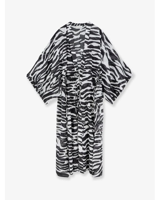 The Attico White Kaftan Cotton Dress