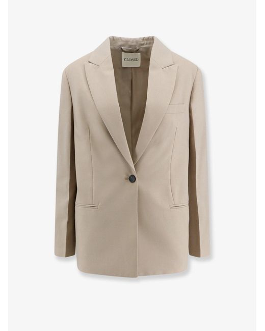 Closed Natural Virgin Wool Blend Blazer