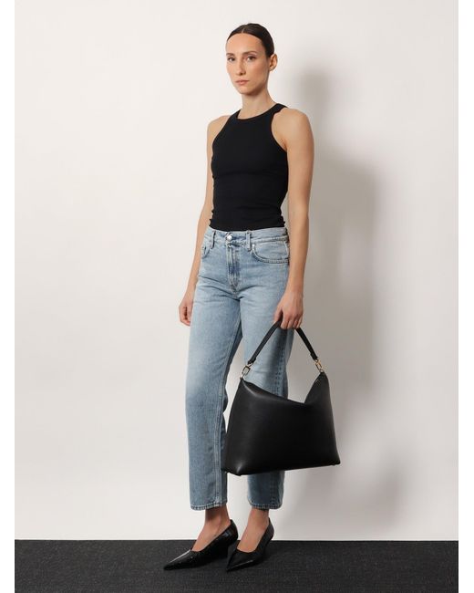 Totême Blue Low Straight Organic Cotton Jeans
