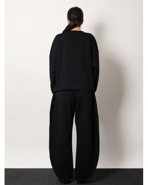Alaïa Blue Boatneck Cotton Sweatshirt