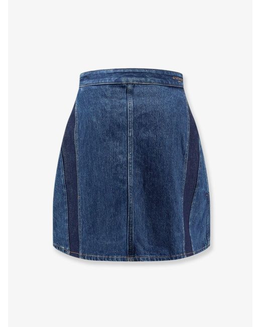 Gonna Mini Cocoon di Givenchy in Blue