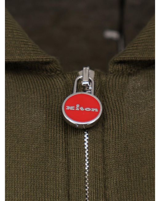 Polo di Kiton in Green da Uomo