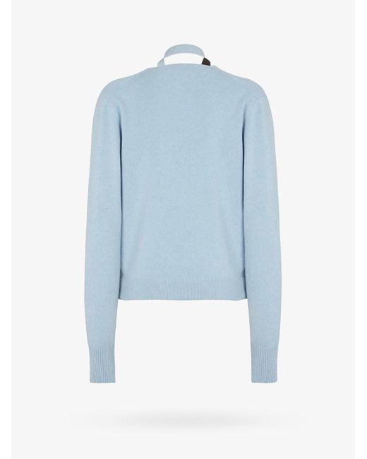 Fendi Blue Cardigan Sweater