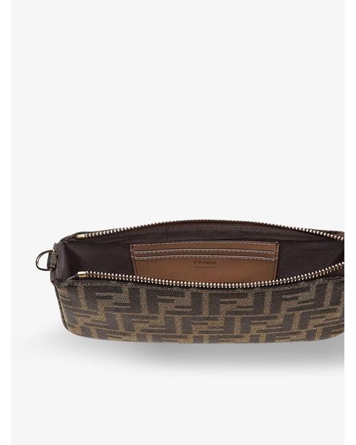 Pochette Pouch Baguette di Fendi in Gray