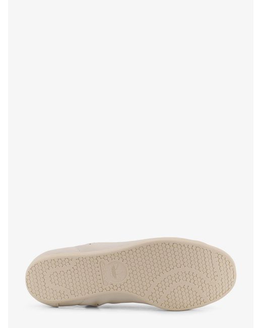 Y-3 White Sneakers Pelle for men