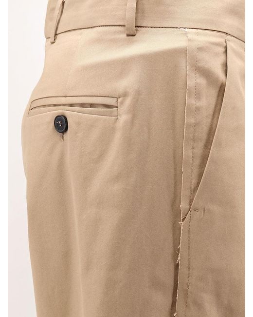 Amaranto Natural Cotton Trousers for men