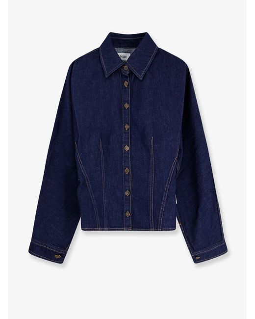 Agolde Blue Regenerated Cotton Devon Shirt