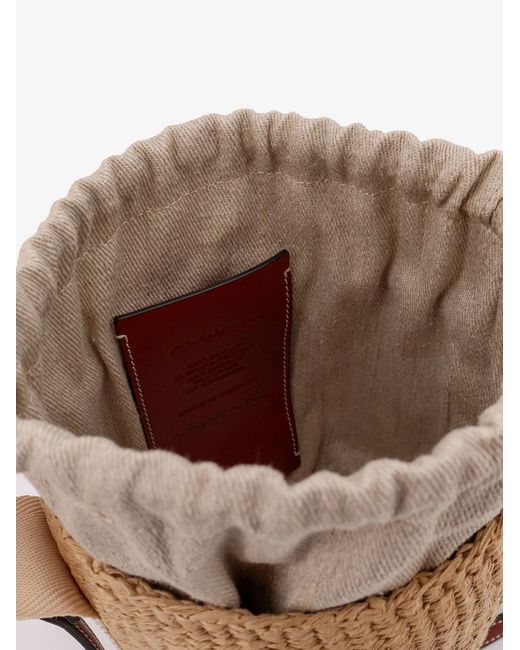 Chloé Natural Woody Raffia Bucket Bag