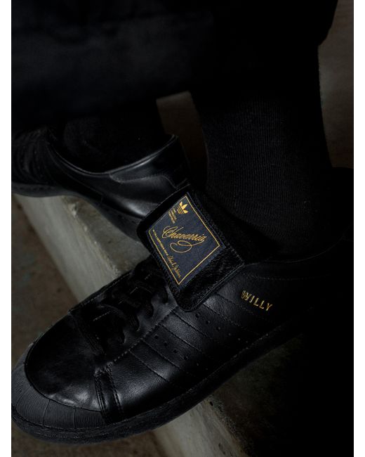 ADIDAS X WILLY CHAVARRIA Black Leather Sneakers for men