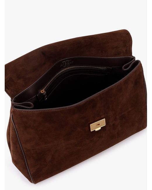 Dolce & Gabbana Brown My Sicily Suede Shoulder Bag