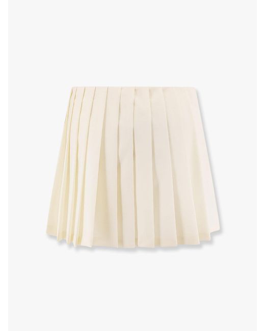 GONNE di Miu Miu in Natural