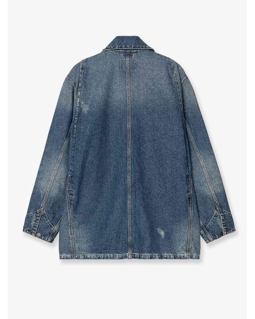 Carhartt Blue Aden Chore Coat 'Bradenton' Denim Jacket for men