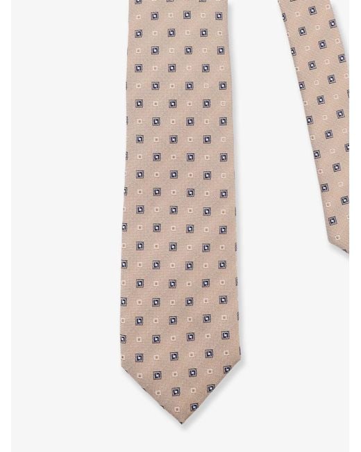 NUGNES 1920 Natural Silk Tie for men