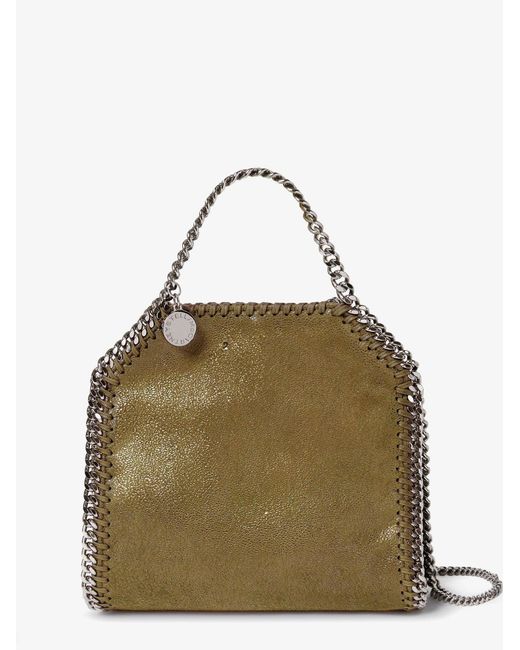 Stella McCartney Green Falabella Shaggy Deer Shoulder Bag