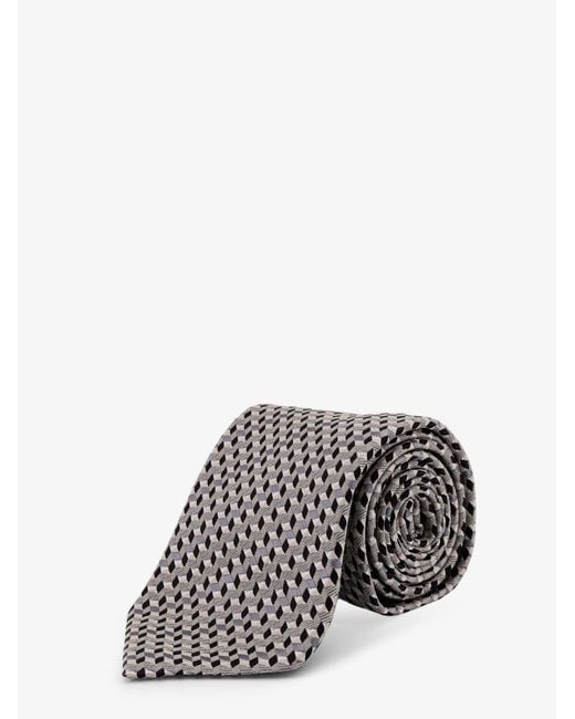 Tom Ford Gray Ties Seta for men