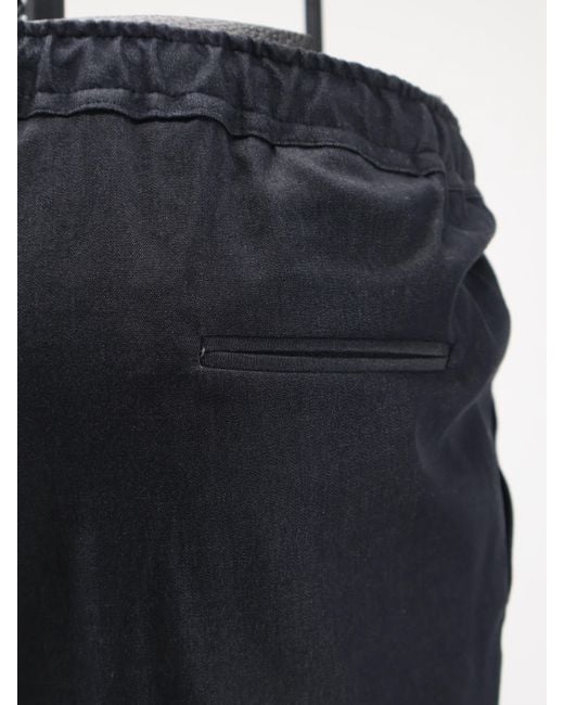 Kiton Blue Rtw Cotone Elastan for men