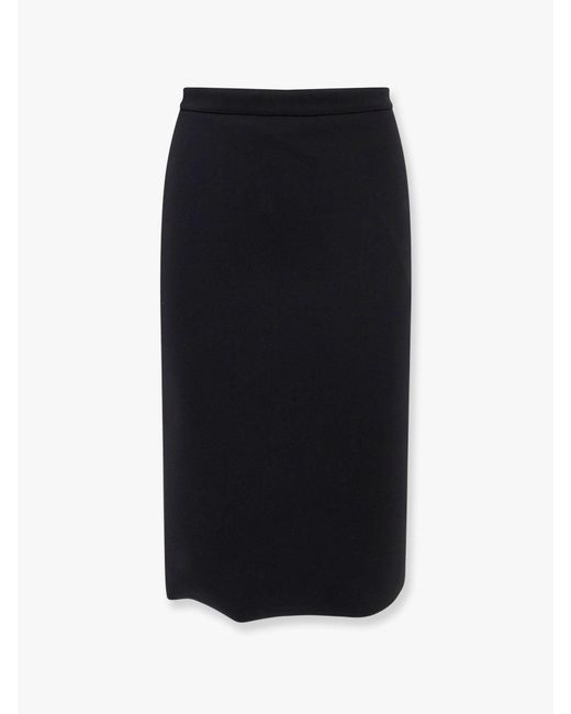 CELINE Pencil wool skirt ペンシルスカート Celine Pencil Wool Skirt in Black | Lyst