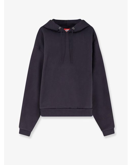 The North Face Blue Cotton Sweatshirt With Hood for men