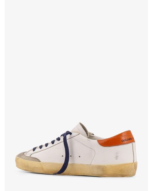 Golden Goose Deluxe Brand White Deluxe Brand Super-Star Penstar Classic With List Leather Low-Top Sneakers for men