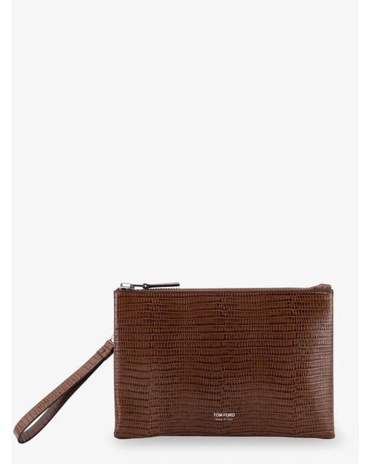 Pochette di Tom Ford in Brown da Uomo