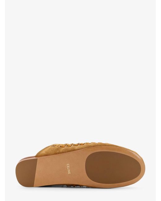 mule triomphe brown calfskin