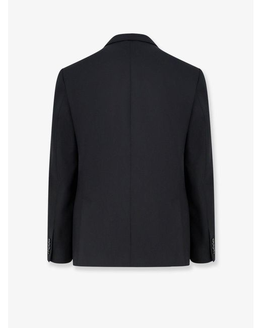 Lardini Black Virgin Wool Blazer for men