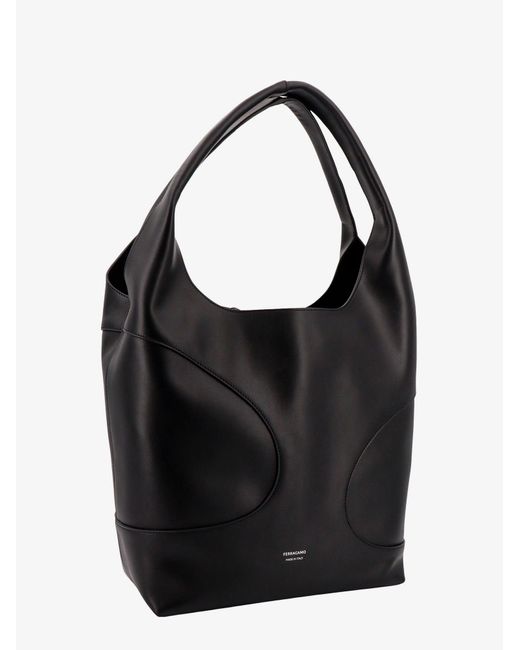 Ferragamo Black Shoulder Bag