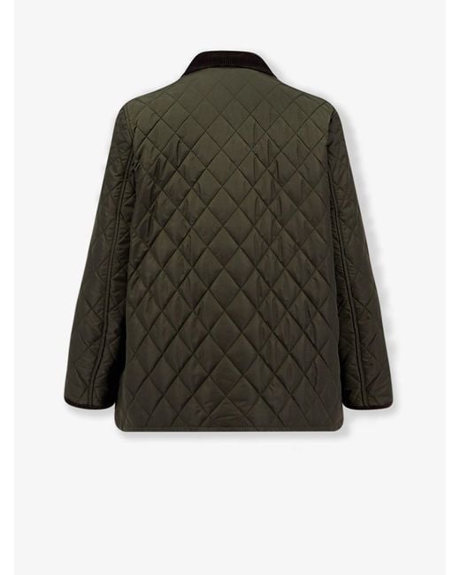 Burberry Green Broadway Quilted Nylon Jacket