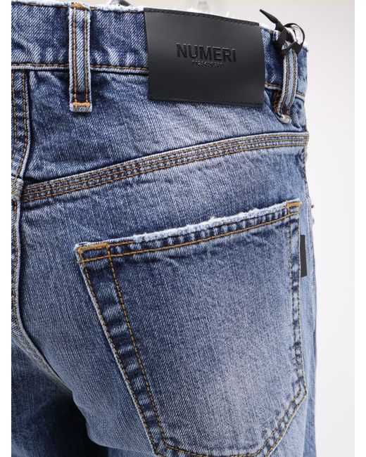 NUMERI 123456789 Blue Denim Jeans for men