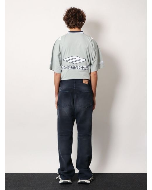 Balenciaga Blue Jeans Cotton for men