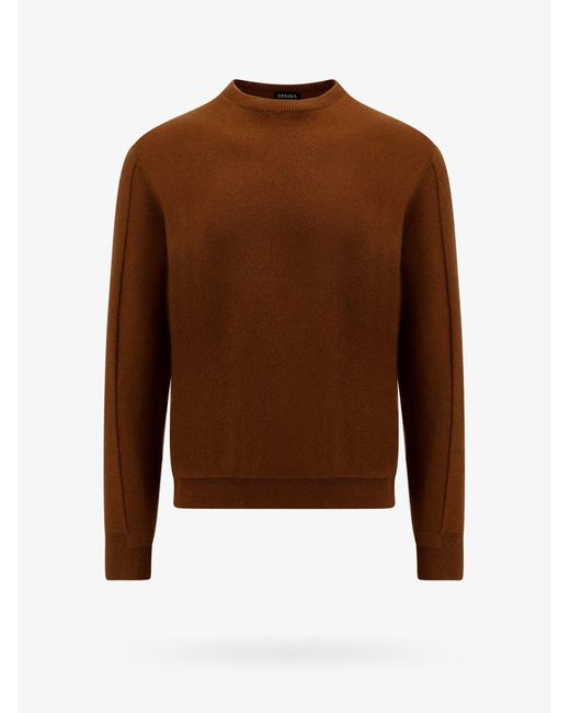 Zegna Sweater in Brown for Men | Lyst UK