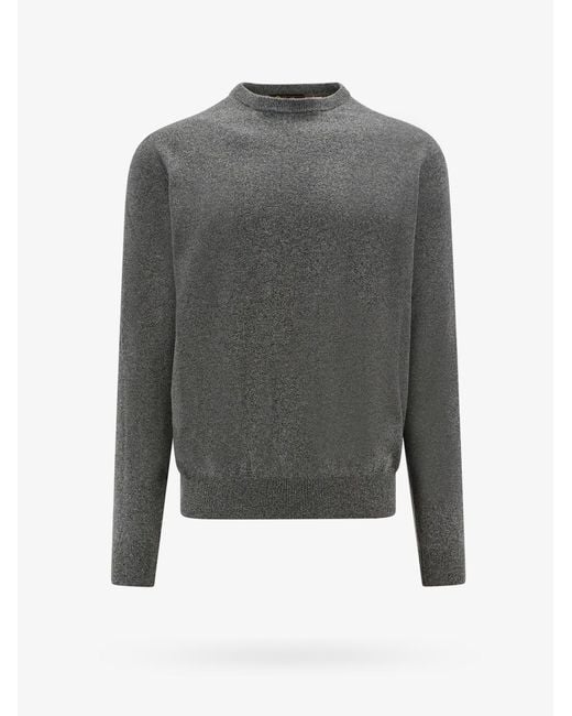 Loro Piana Gray Sweater for men