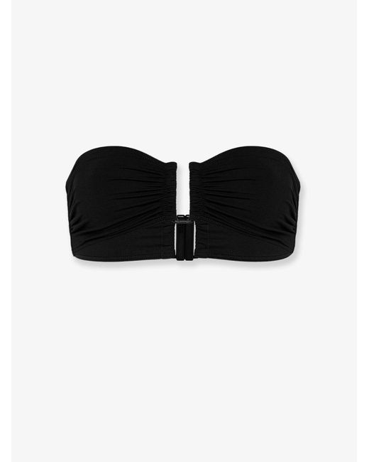 Eres Black Lycra Bikini Top