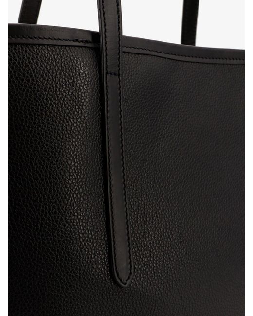 Atp Atelier Black Eraclea Leather Shoulder Bag