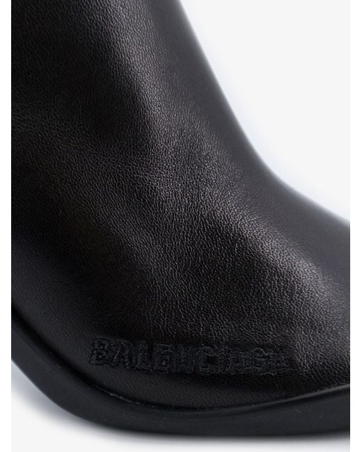 Balenciaga Black Boots Pelle